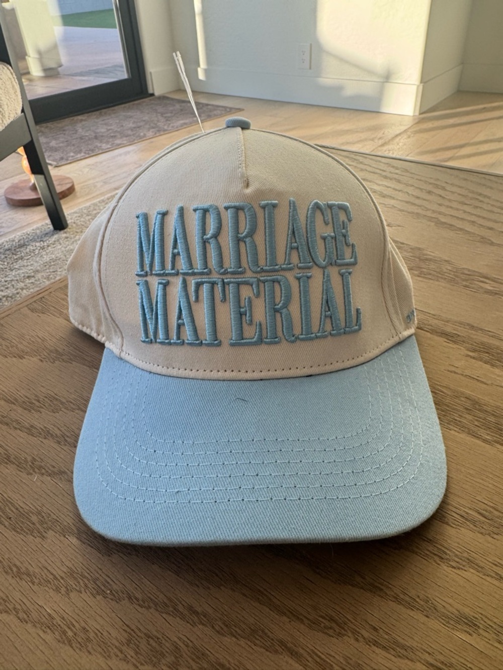 ANTHROPOLOGIE BRIDEMERCH Marriage Material Baseball Cap $55